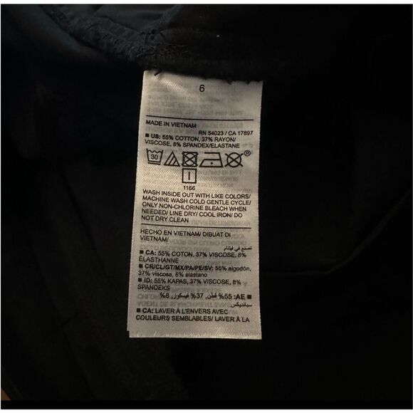 New! Old Navy High Waisted Pixie Skinny Ankle Pants Sz 6 - Picture 5 of 5